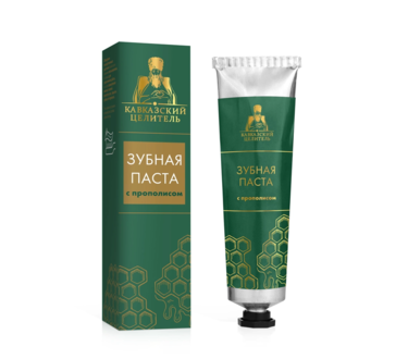 Паста зубная Кавказский целитель с прополисом 50 мл