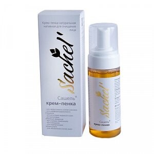 Крем пенка "Сашель" очищение для лица 150 мл