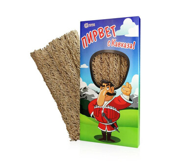 Мочалка "Пирвет с Кавказа" натуральная из крапивы