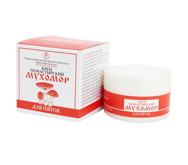 Крем монастырский "Мухомор" для пяток 50 мл