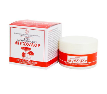 Крем монастырский "Мухомор" при радикулите 50 мл
