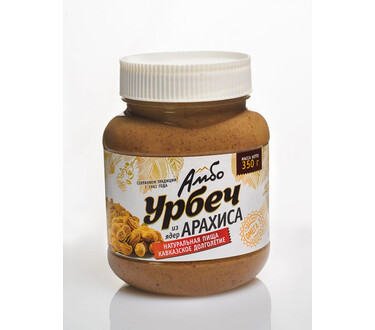 Урбеч "Амбо" из ядер арахиса 350 гр
