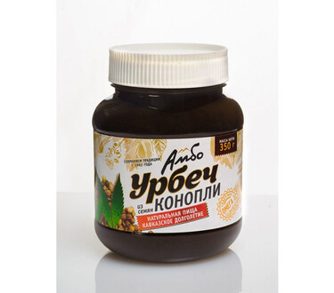 Урбеч "Амбо" из семян конопли 350 гр