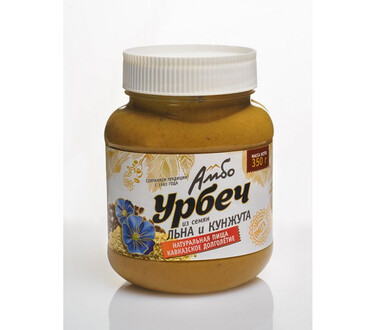 Урбеч "Амбо" из семян льна и кунжута 350 гр