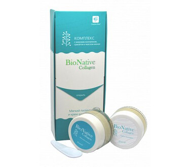 Комплекс крем - пилинг Bionative Collagen для лица 40 мл