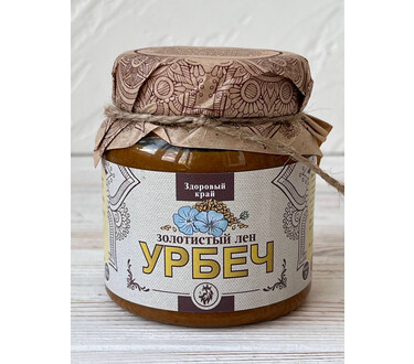 Урбеч Здоровый край Золотистый лен 280 гр
