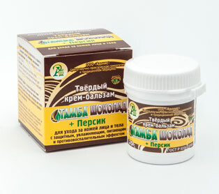 Крем-бальзам "Шоколад" Персик для тела 35 гр