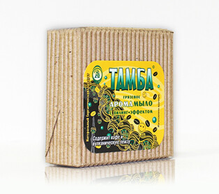 Мыло Арома скраб грязевое пилинг эффект для тела 80 гр