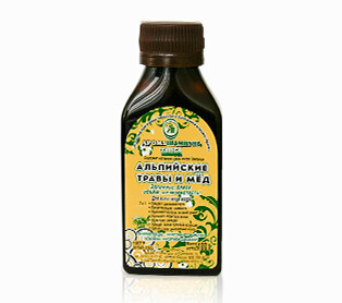 Шампунь Арома "Альпийские травы и мёд" для всех типов волос 100 мл