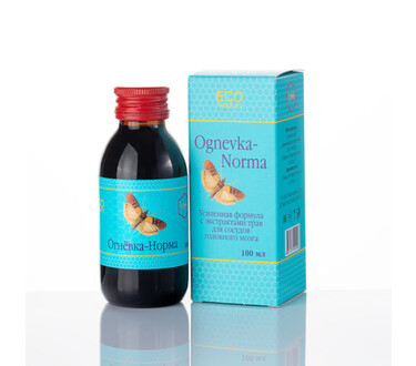Огневка Норма с экстрактами трав для сосудов головного мозга 100мл