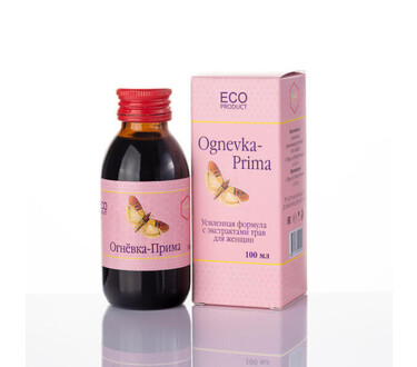 Огневка Прима с экстрактами трав для женщин 100 мл