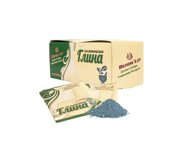 Глина косметическая "Ветом" голубая 10 гр