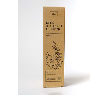 Крем KLF для стоп и пяток 100 мл