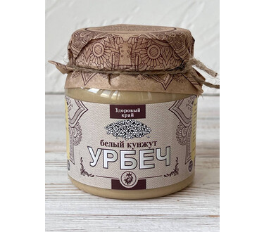 Урбеч Здоровый край Белый кунжут 280 гр