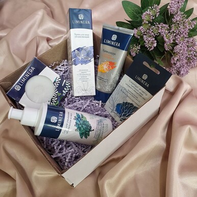 Подарочный набор Liminera бережный уход для лица и тела: 5 в 1
