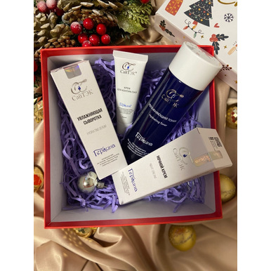 Подарочный набор Герцина комплексный уход на основе термальной воды для лица: 4 в 1