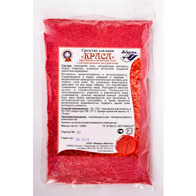 Соль для ванн "Краса" противоцеллюлитная 1000 гр