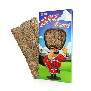 Мочалка "Пирвет с Кавказа" натуральная из крапивы