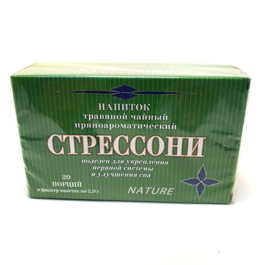 Напиток травяной "Стрессони" 20 ф/п