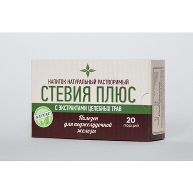 Напиток растворимый "Стевия плюс" 20ф/п