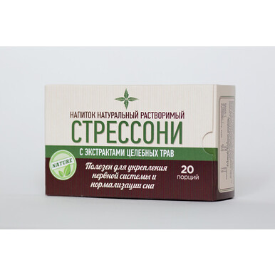 Напиток растворимый "Стрессони" 20 ф/п