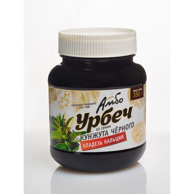 Урбеч "Амбо" из семян кунжута черного 350 гр
