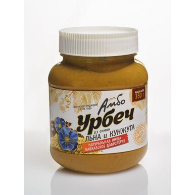 Урбеч "Амбо" из семян льна и кунжута 350 гр
