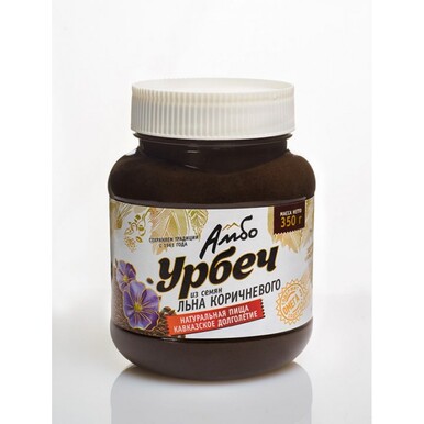 Урбеч "Амбо" из семян льна коричневого 350 гр