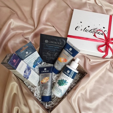 Подарочный набор Liminera увлажнение и очищение для лица и рук: 6 в 1