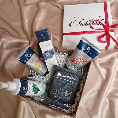 Подарочный набор Liminera увлажнение с эффектом лифтинга для лица и рук: 5 в 1