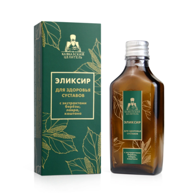 Эликсир Кавказский целитель для здоровья суставов 50 мл