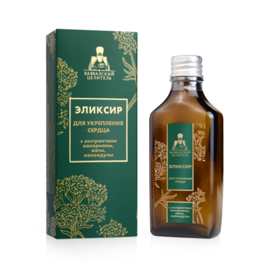 Эликсир Кавказский целитель для укрепления сердца 50 мл