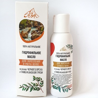 Масло Гидрофильное для укрепления и роста волос 100 мл