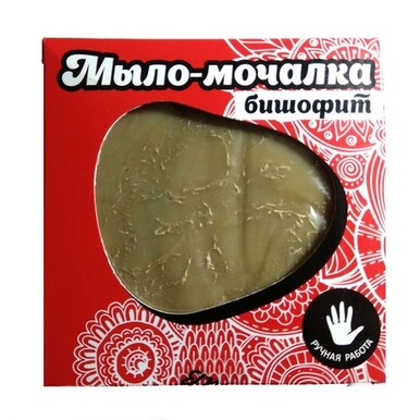 Мыло-мочалка бишофит для тела 90 гр