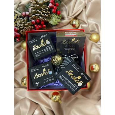 Подарочный набор Сашель с растительными экстрактами для лица: 4 в 1