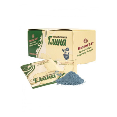 Глина косметическая "Ветом" голубая 10 гр