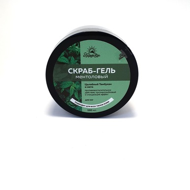 Скраб - гель ментоловый для ног 150 мл