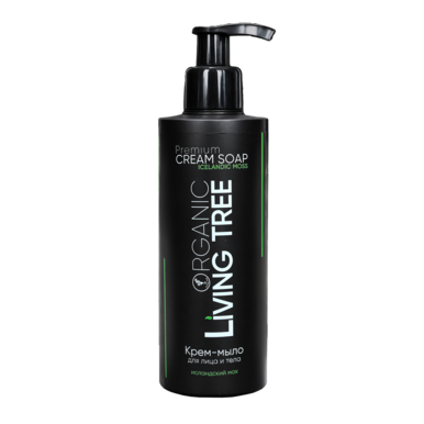 Крем - мыло Living Tree Исландский мох для лица и тела 250 мл