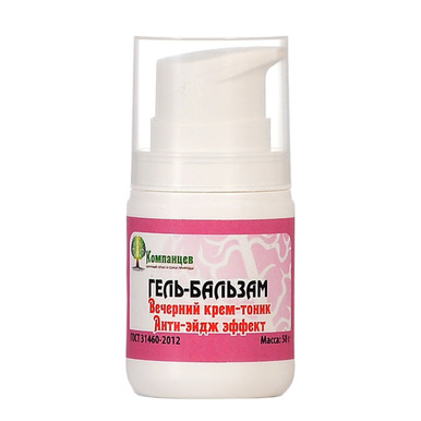 Гель бальзам Вечерний Анти эйдж эффект для лица 50 гр