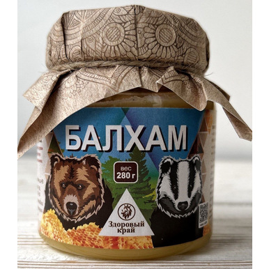 Балхам с барсучьим и медвежьим жиром 280 гр