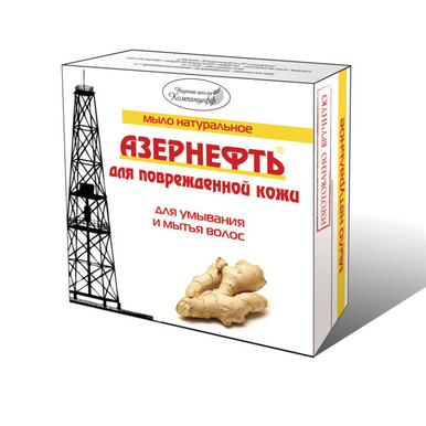 Мыло "Азернефть" для поврежденной кожи тела 95 гр