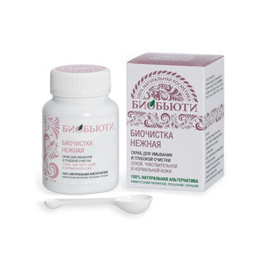 Скраб Биочистка нежная для умывания 70 гр