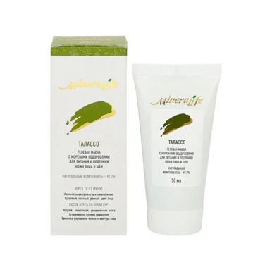 Маска гелевая MineraLife Талассо для лица и шеи 50 мл