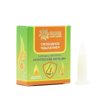 Карандаш-ингалятор "Свободное дыхание" "Королевский апельсин" 1 гр