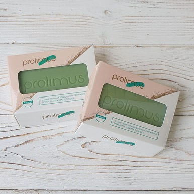 Мыло Prolimus с водорослью спирулина для тела 120 гр