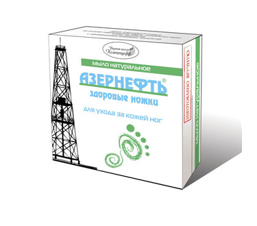 Мыло "Азернефть" "Здоровые ножки" для ног 95 гр