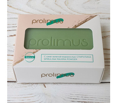 Мыло Prolimus с водорослью спирулина для тела 120 гр