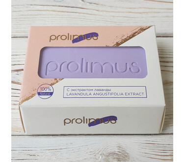 Мыло Prolimus с экстрактом лаванды для тела 120 гр