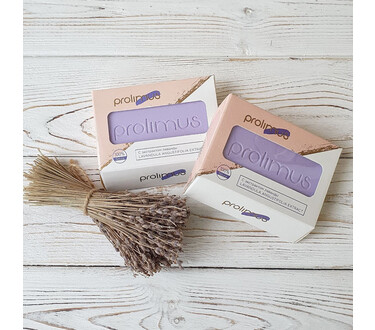 Мыло Prolimus с экстрактом лаванды для тела 120 гр